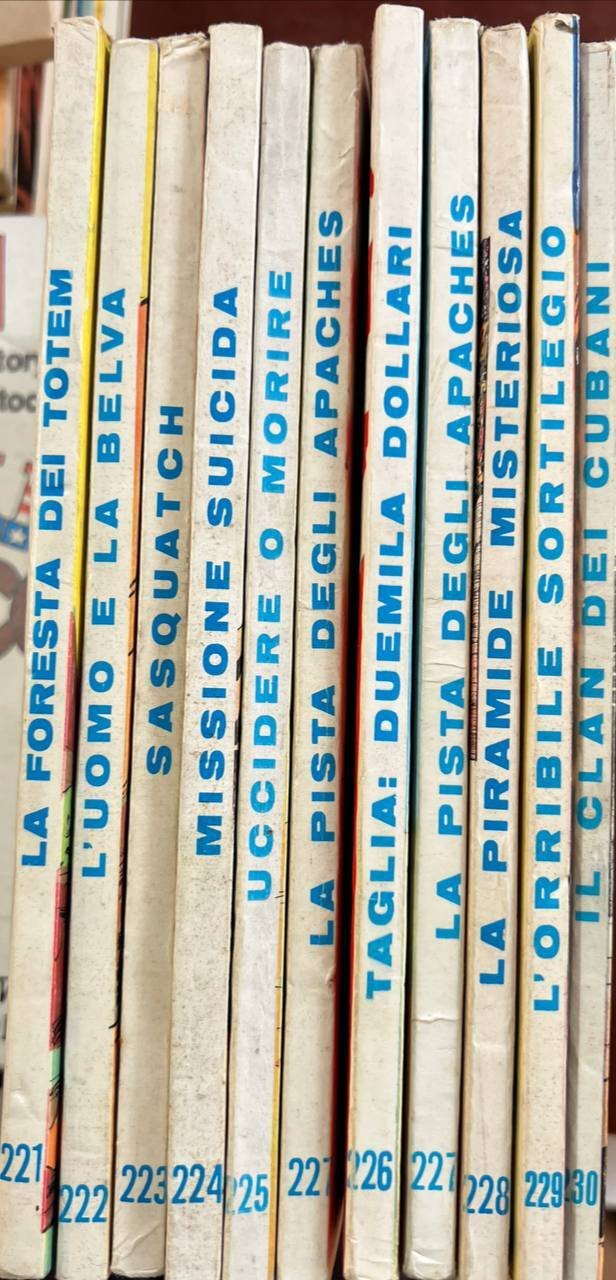 Lotto 10 fumetti Tex (da n^ 221 a 230).