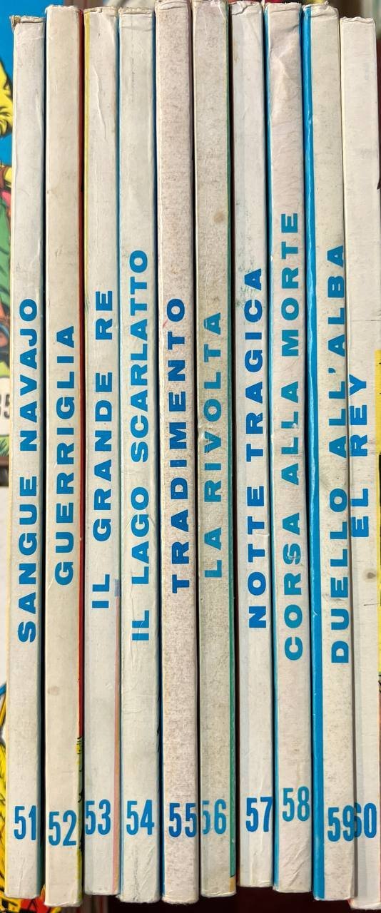 Lotto 10 fumetti Tex (da n^ 51 a 60).