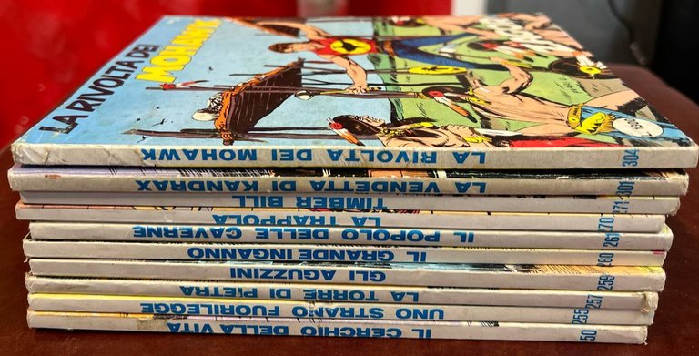 Lotto 10 fumetti Zagor (n^ 250-255-257-259-260-261-270-271-301-304).