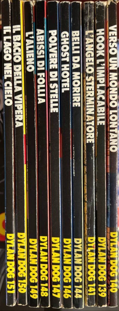 Lotto 10 numeri Dylan Dog (n^ 139-140-141-144-146-147-148-149-150-151). | Immagine principale