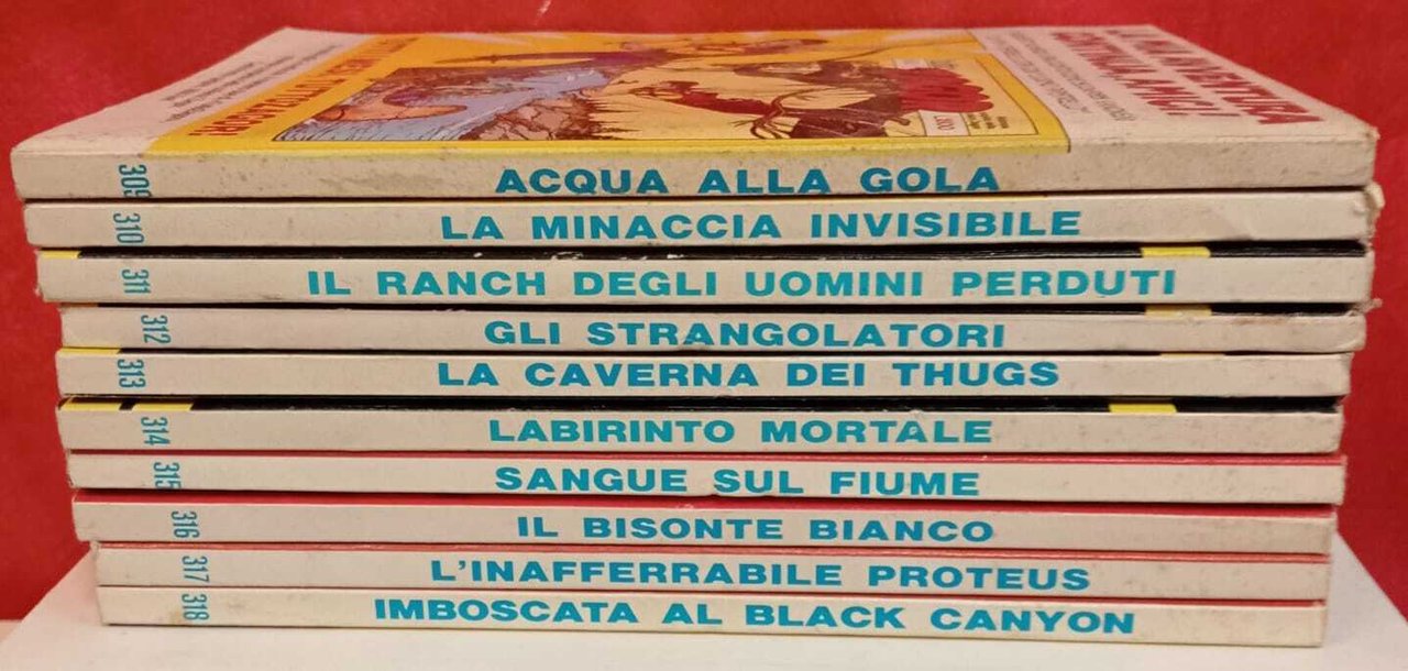 Lotto 10 numeri Tex. Numeri in descrizione.