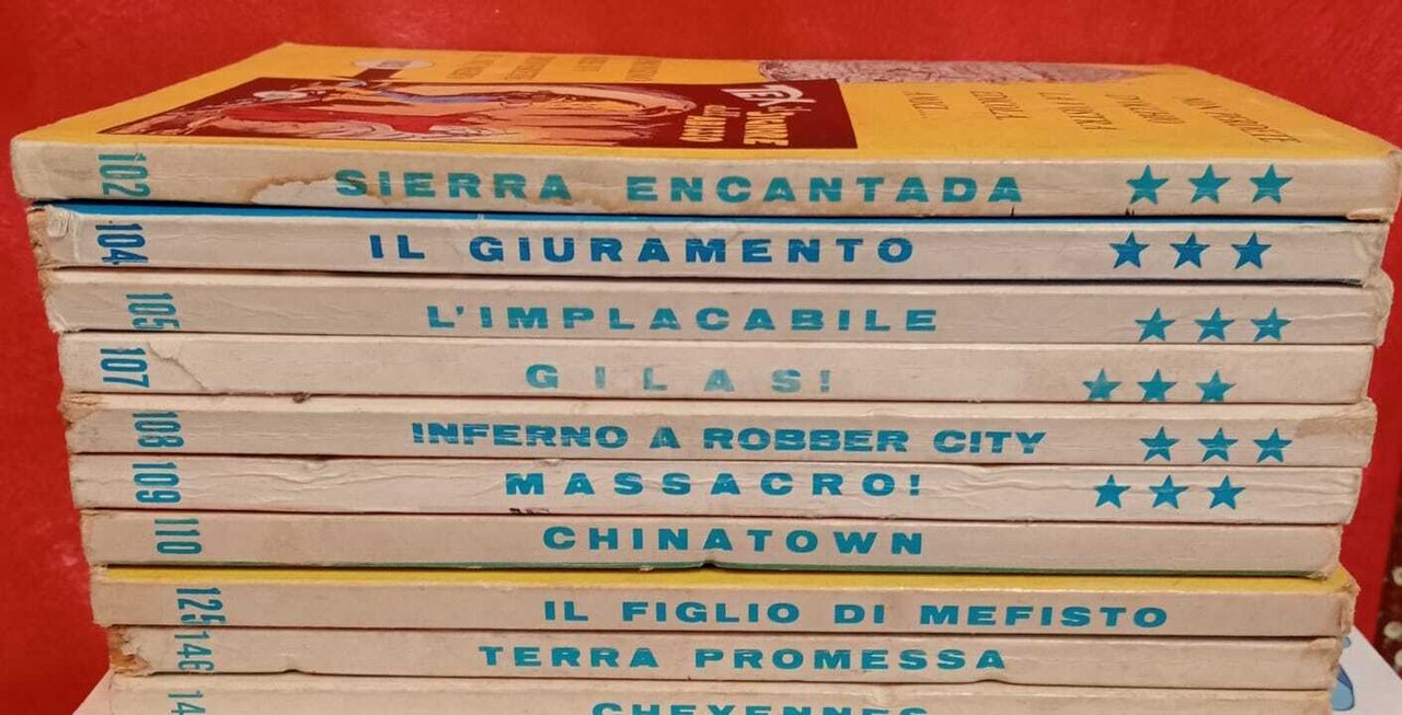 Lotto 10 numeri Tex. Numeri in descrizione.