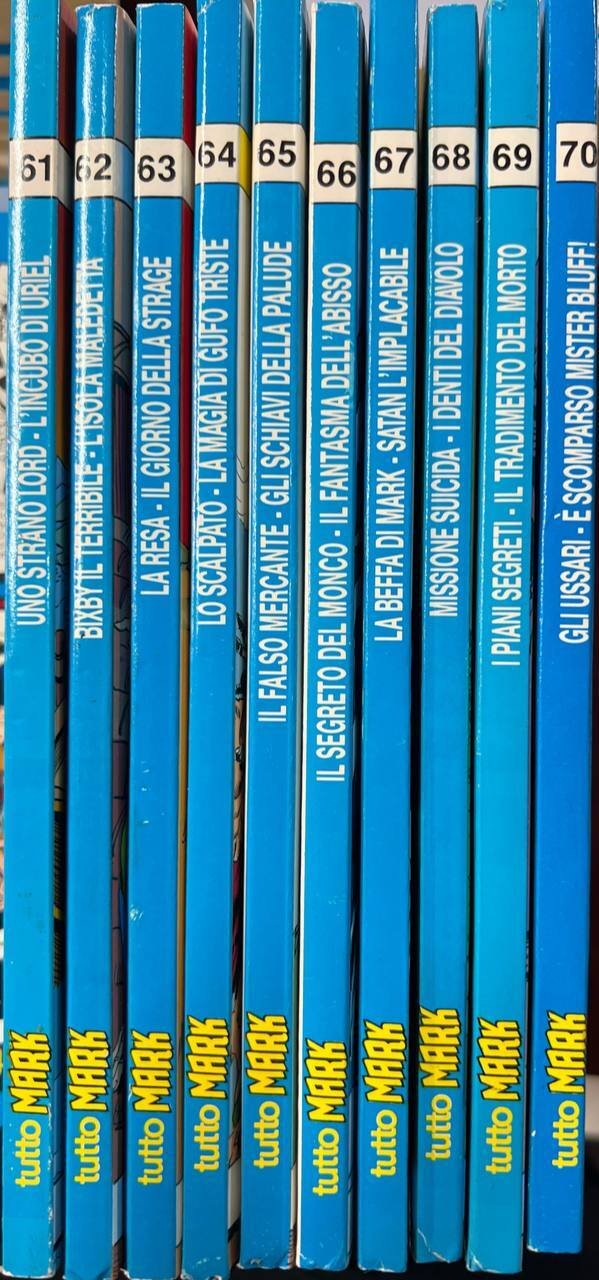 Lotto 10 numeri Tutto Mark (da n^ 61 a 70).