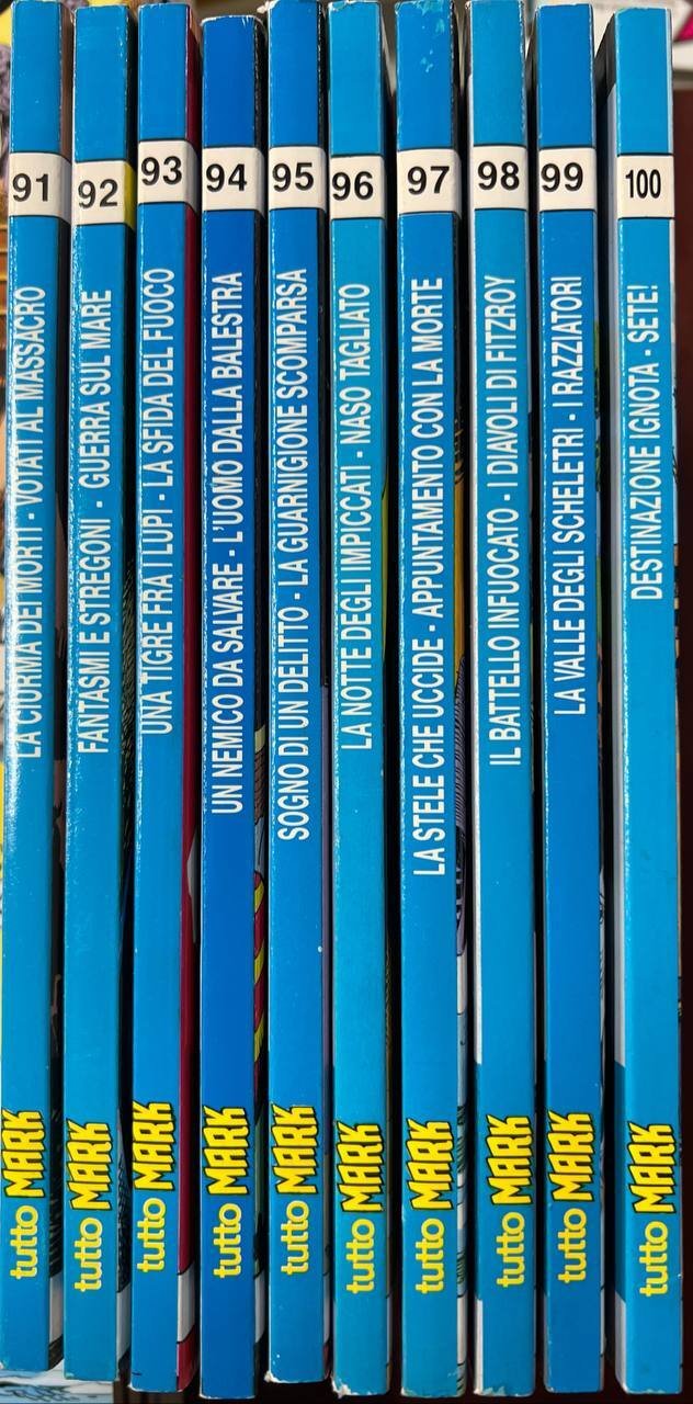 Lotto 10 numeri Tutto Mark (da n^ 91 a 100).