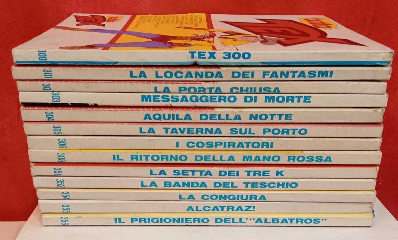 Lotto 13 numeri Tex. Numeri in descrizione.