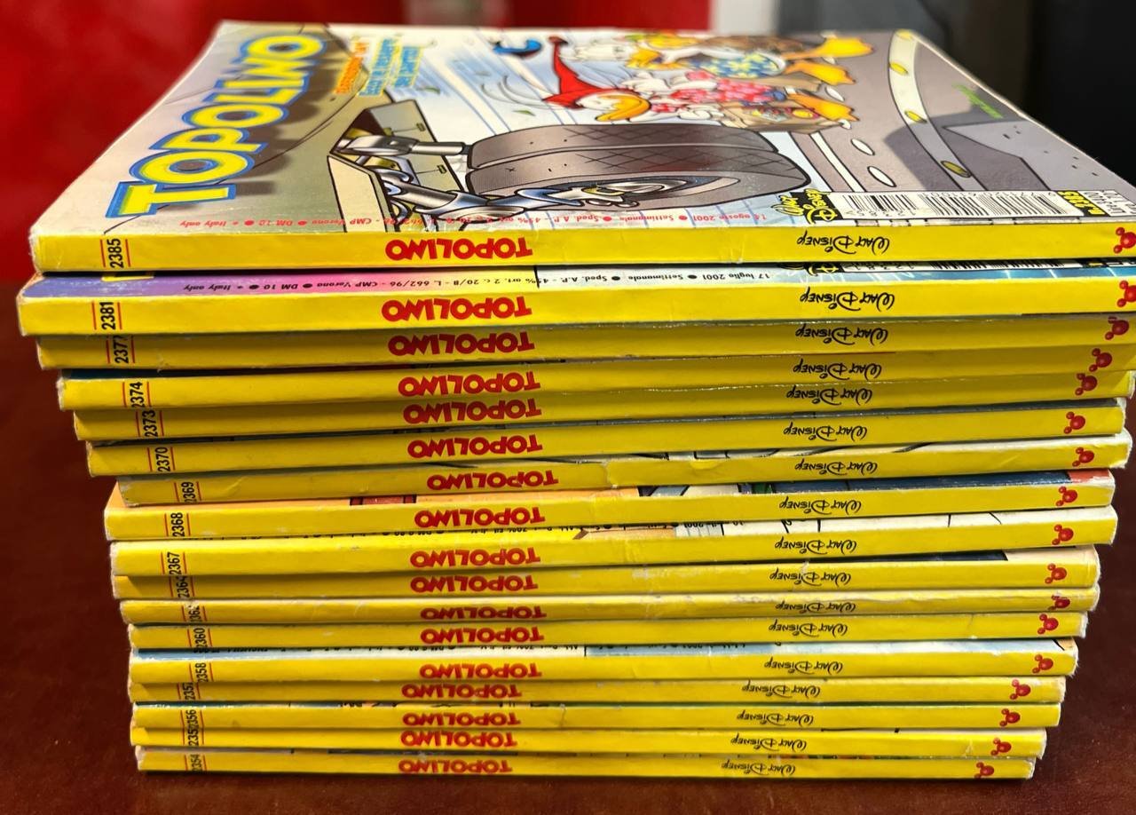 Lotto 17 fumetti Topolino (n^ compresi tra 2300 e 2399 …