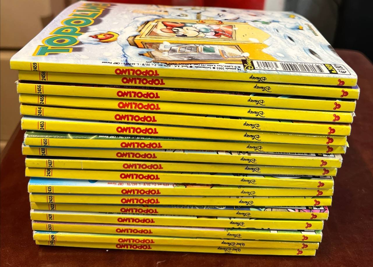 Lotto 17 fumetti Topolino (n^ compresi tra 2400 e 2499 …