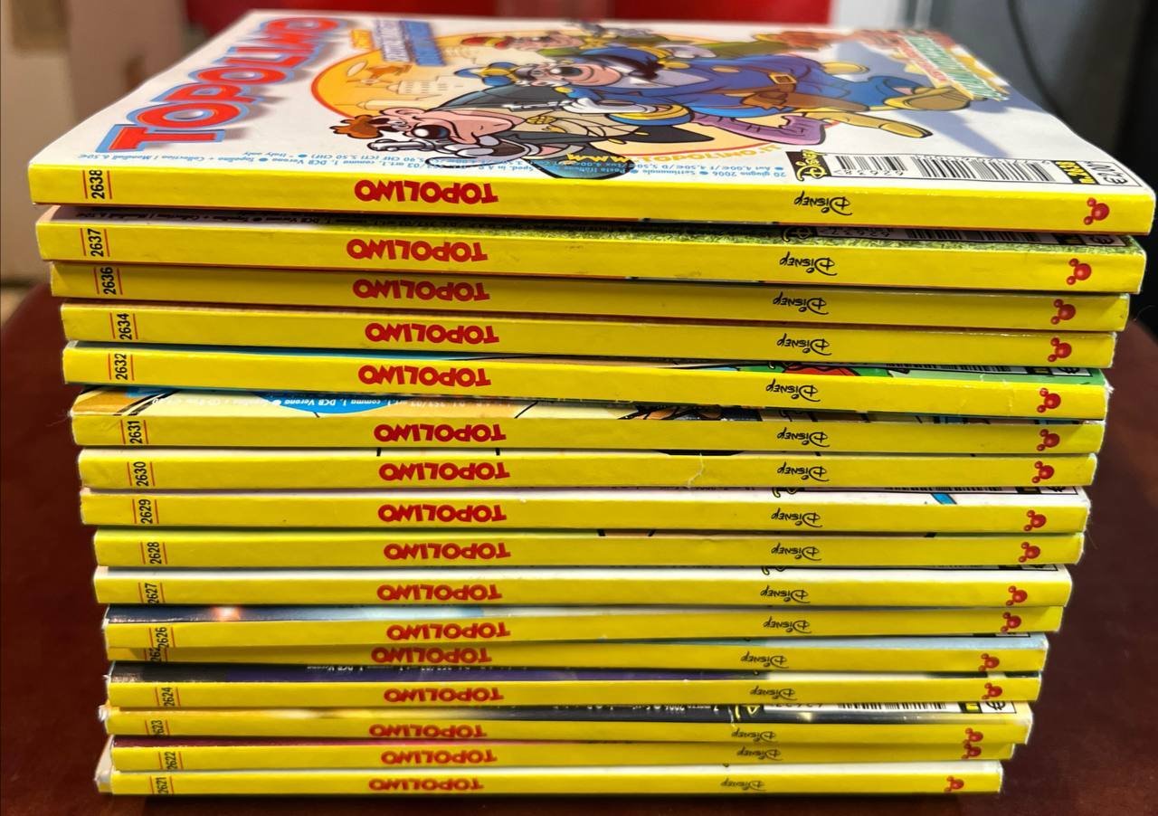 Lotto 17 fumetti Topolino (sequenza da n^ 2620 a 2638, … | Immagine principale