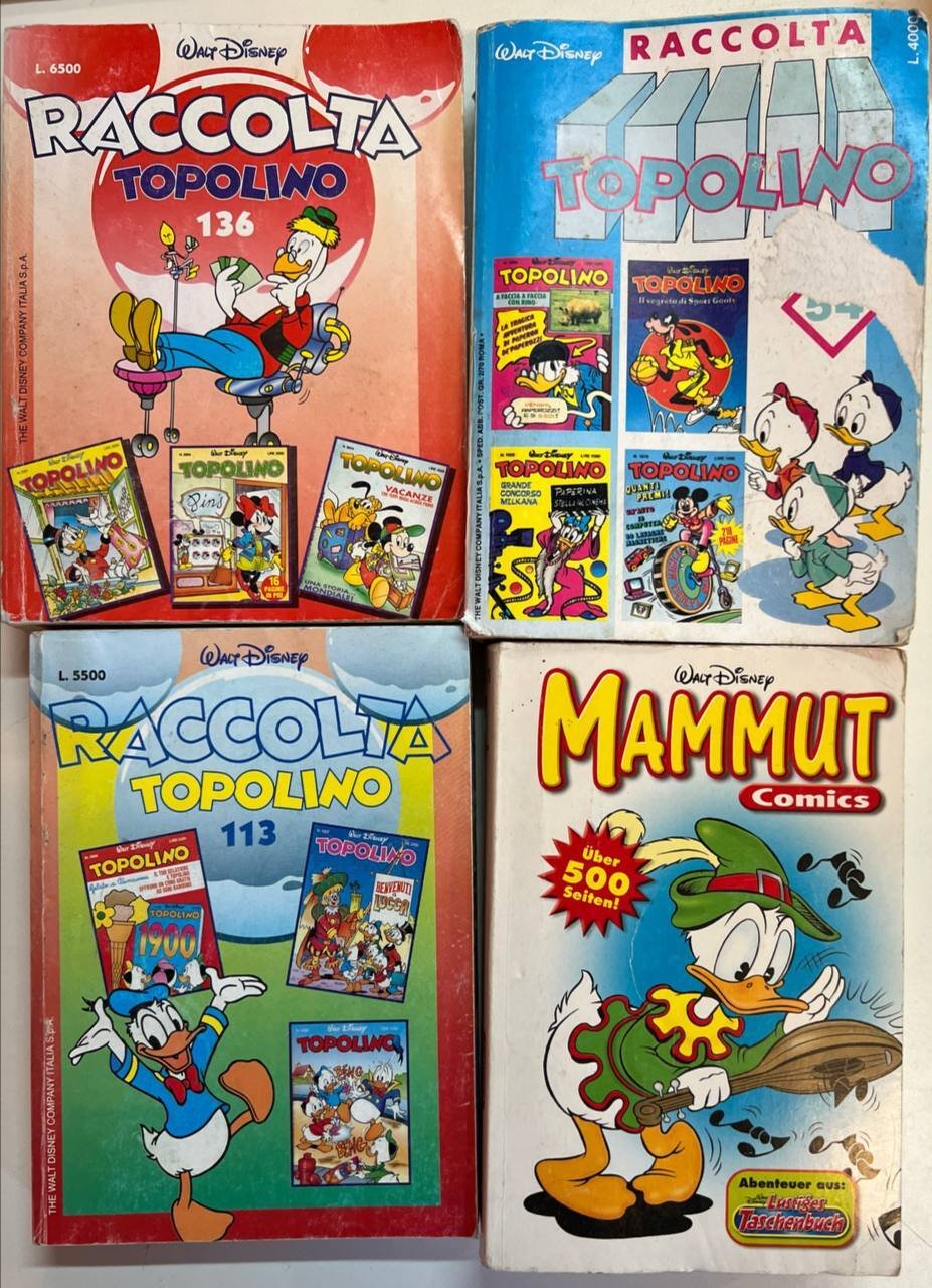 Lotto 3 fumetti Raccolta Topolino (n^ 54-113-136) + Walt Disney … | Immagine principale