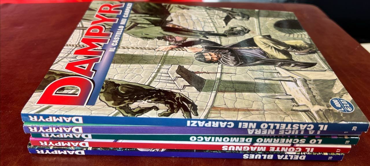 Lotto 5 fumetti Dampyr (da n^ 16 a 20). | Immagine principale