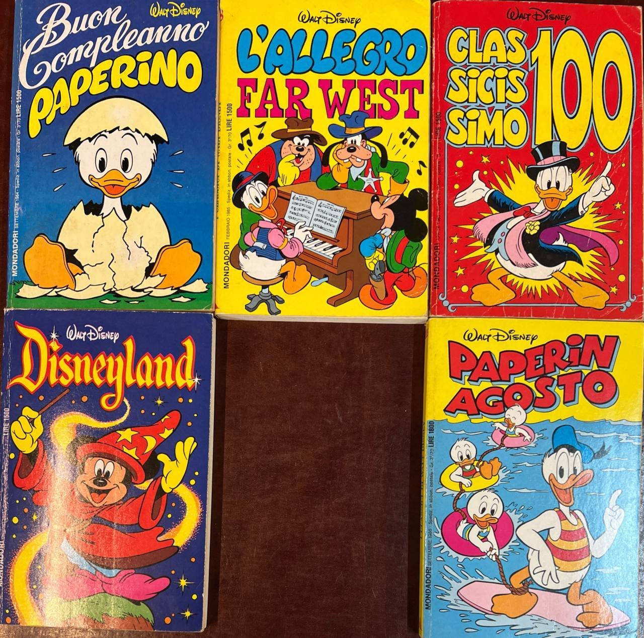 Lotto 5 fumetti I Classici di Walt Disney (n^ 93-98-100-102-105). | Immagine principale