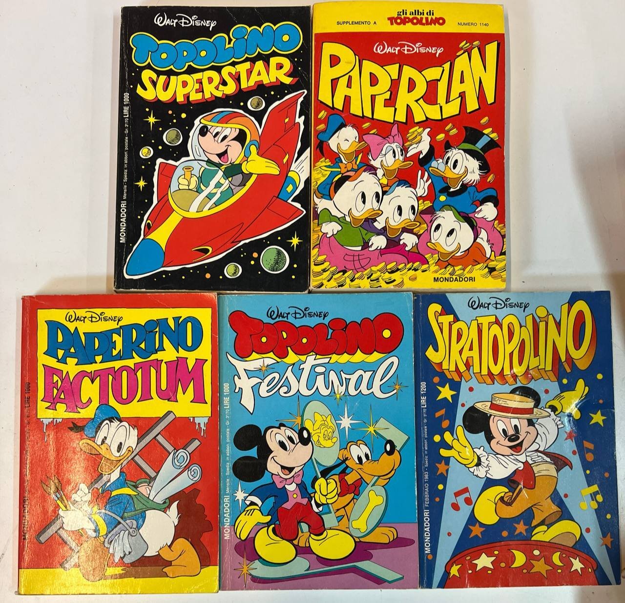 Lotto 5 volumi I Classici di Walt Disney (n^69-70-71-72-74). | Immagine principale