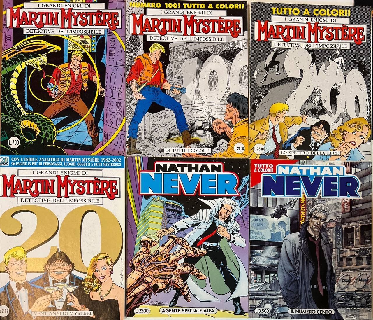 Lotto 6 fumetti vari Nathan Never e Martin Mystere (titoli … | Immagine principale