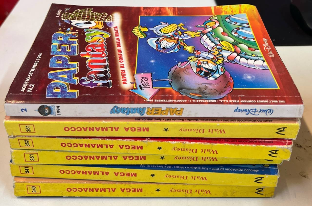 Lotto 6 fumetti Walt Disney (Mega Almanacco n^ 340-341-351-352-361 e … | Immagine principale