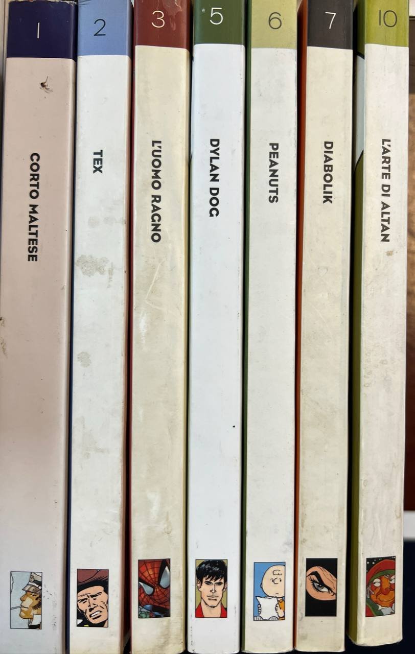 Lotto 7 fumetti "Classici del fumetto di Repubblica" (n^ 1-2-3-5-6-7-10). | Immagine principale