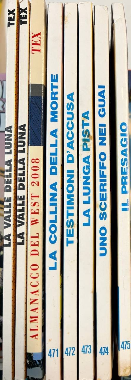 Lotto 8 fumetti Tex (2 copieTex a colori dello stesso … | Immagine principale