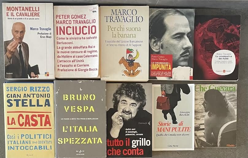Lotto di 10 libri di politica italiana. Vedi descrizione | Immagine principale