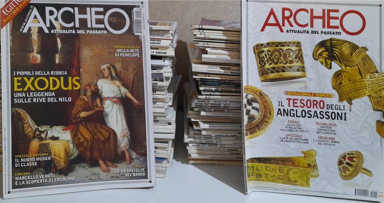 Lotto di 155 riviste "Archeo"