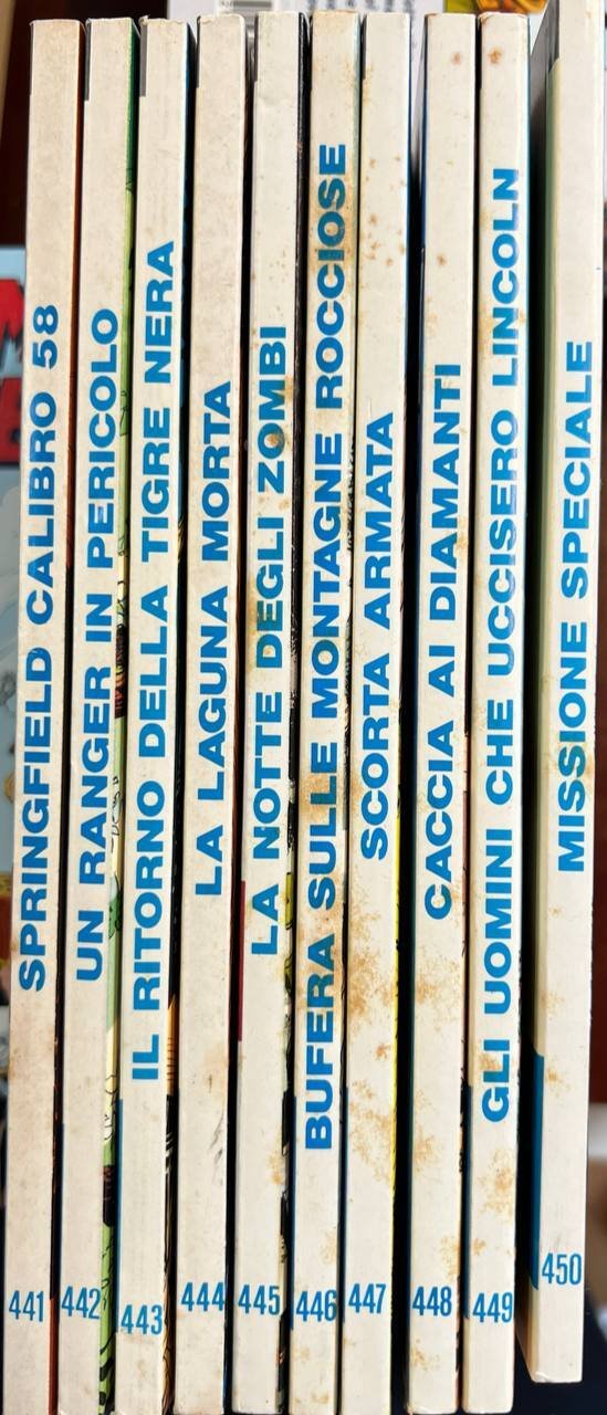 Lotto fumetto 10 fumetti Tex (da n^ 441 a 450). | Immagine principale