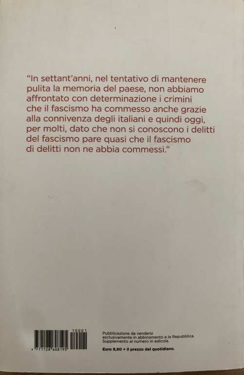 Ma perché siamo ancora fascisti? Un conto rimasto aperto.
