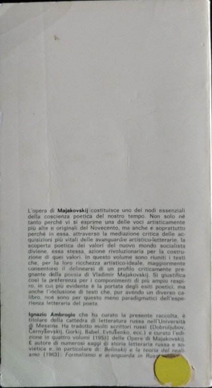 Majakovskij. Antologia lirica