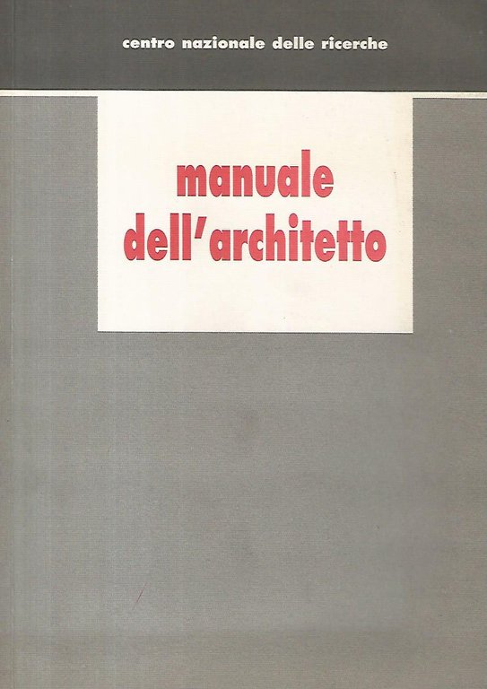 Manuale dell'architetto