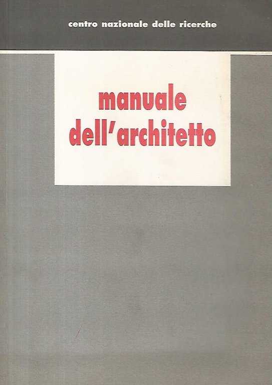 Manuale dell'architetto