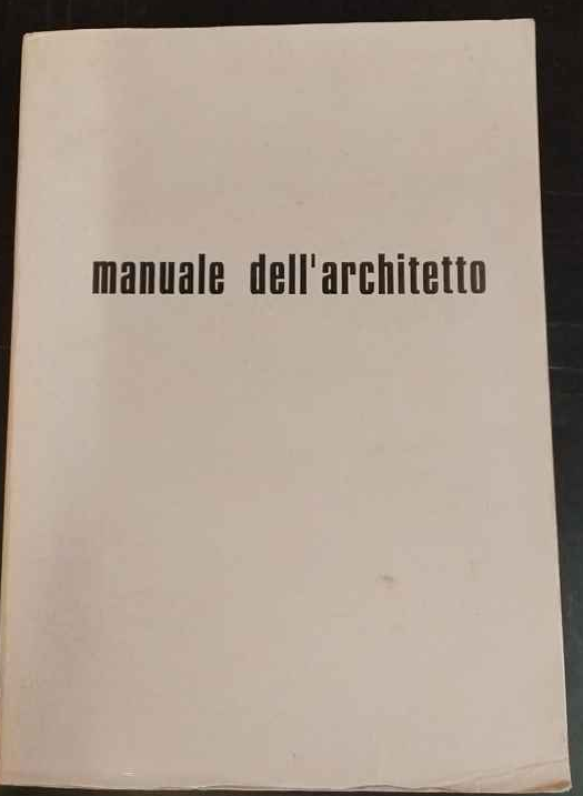 Manuale dell'architetto 