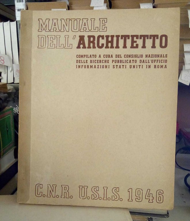 Manuale dell'architetto.
