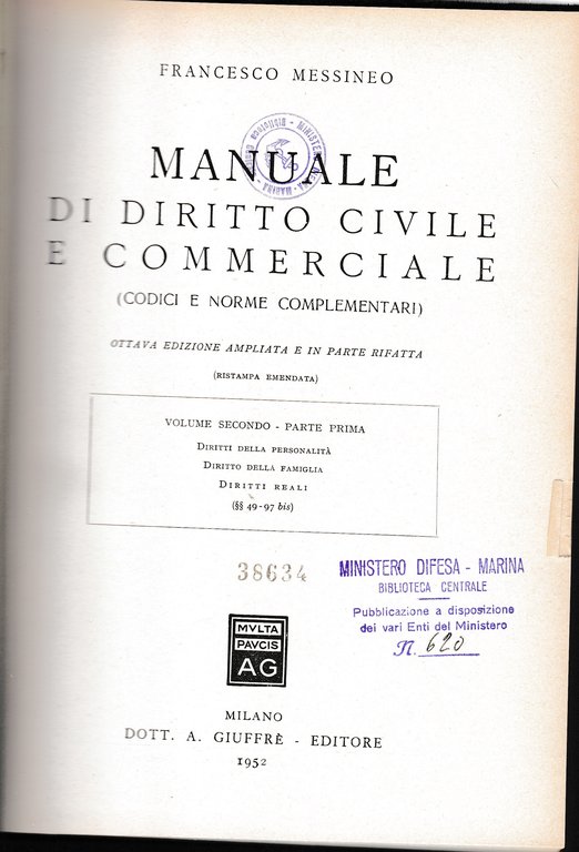 Manuale di diritto civile e commerciale (codici e norme complementari)