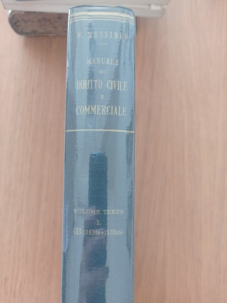 Manuale di diritto civile e commerciale Vol. 3 parte prima … | Immagine principale