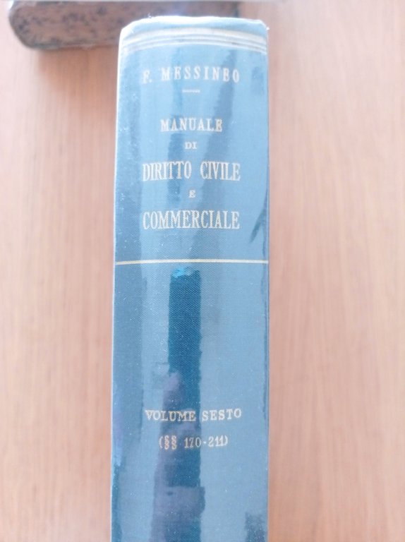 Manuale di diritto civile e commerciale Vol. VI