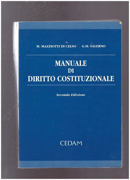 Manuale di diritto costituzionale