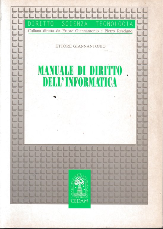 Manuale di diritto dell'informatica