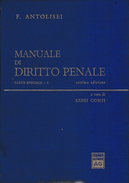 Manuale di diritto penale. Parte speciale - 1
