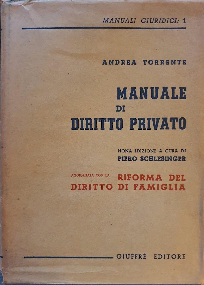 Manuale di diritto privato