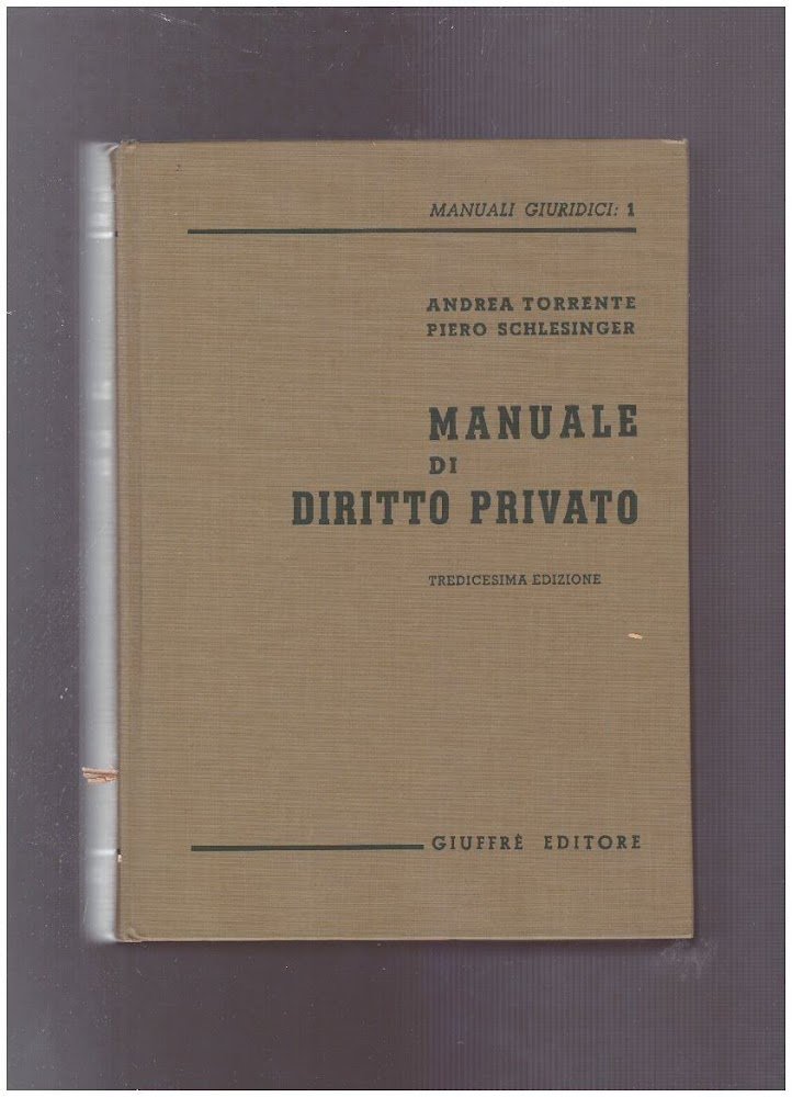 Manuale di Diritto Privato