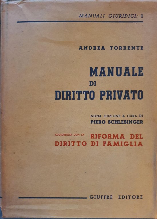 Manuale di diritto privato