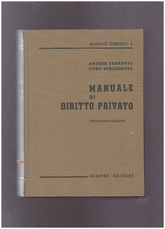 Manuale di Diritto Privato