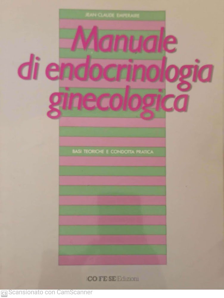 Manuale di endocrinologia ginecologica