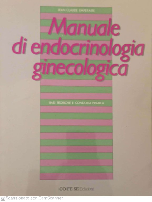 Manuale di endocrinologia ginecologica