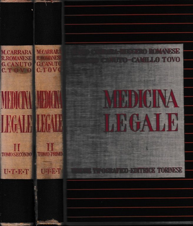 Manuale di medicina legale vol. 2^, tomi I-II