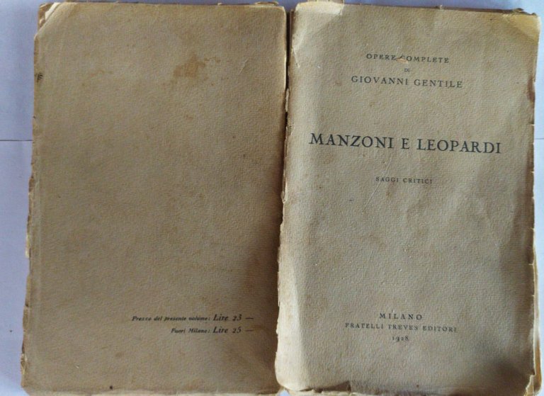 Manzoni e Leopardi saggi critici | Immagine Gallery 2