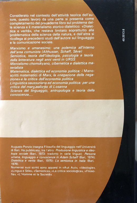 Marxismo, scienza e problema dell'uomo.