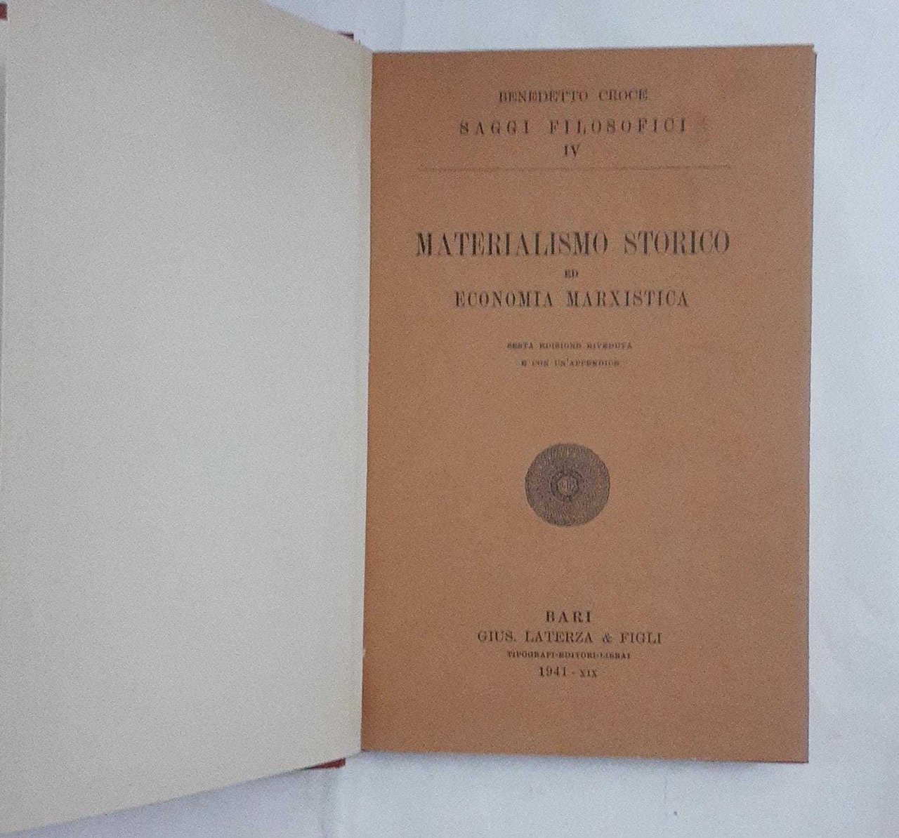 Materialismo storico ed economia marxistica | Immagine principale
