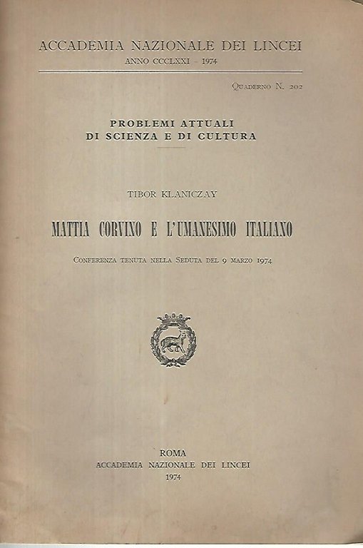 Mattia Corvino e l'umanesimo italiano