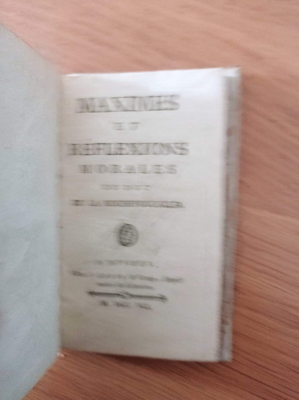 Maxime et reflexions morales