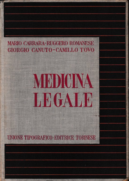 Medicina legale, vol. 1^.