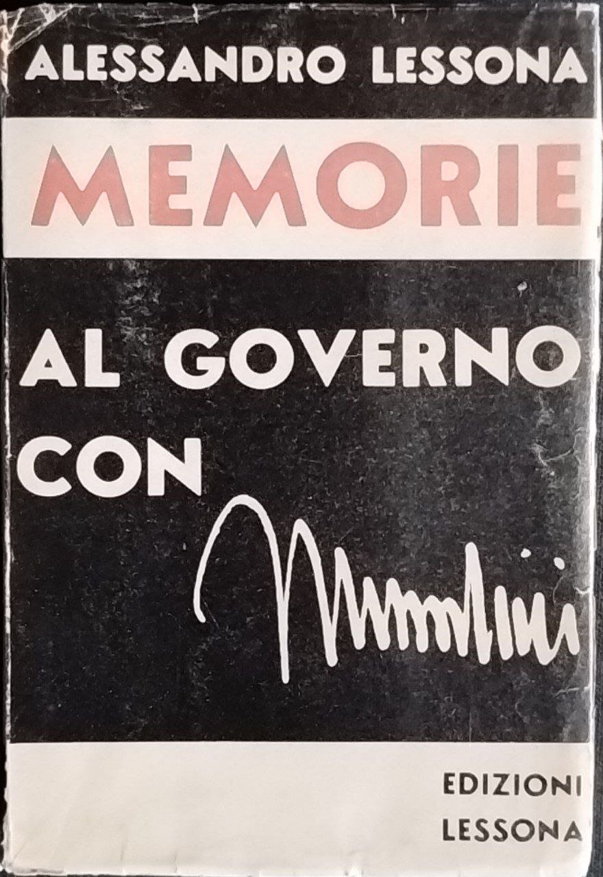 Memorie. Al governo con Mussolini | Immagine principale