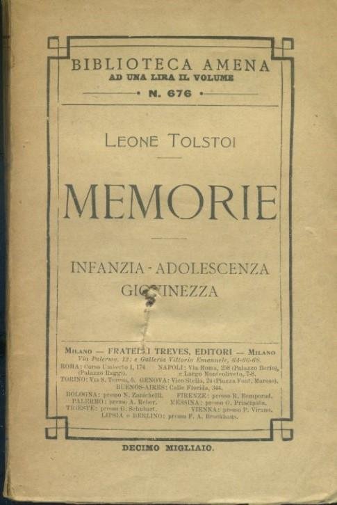 Memorie. Infanzia - Adolescenza - Giovinezza | Immagine Gallery 3